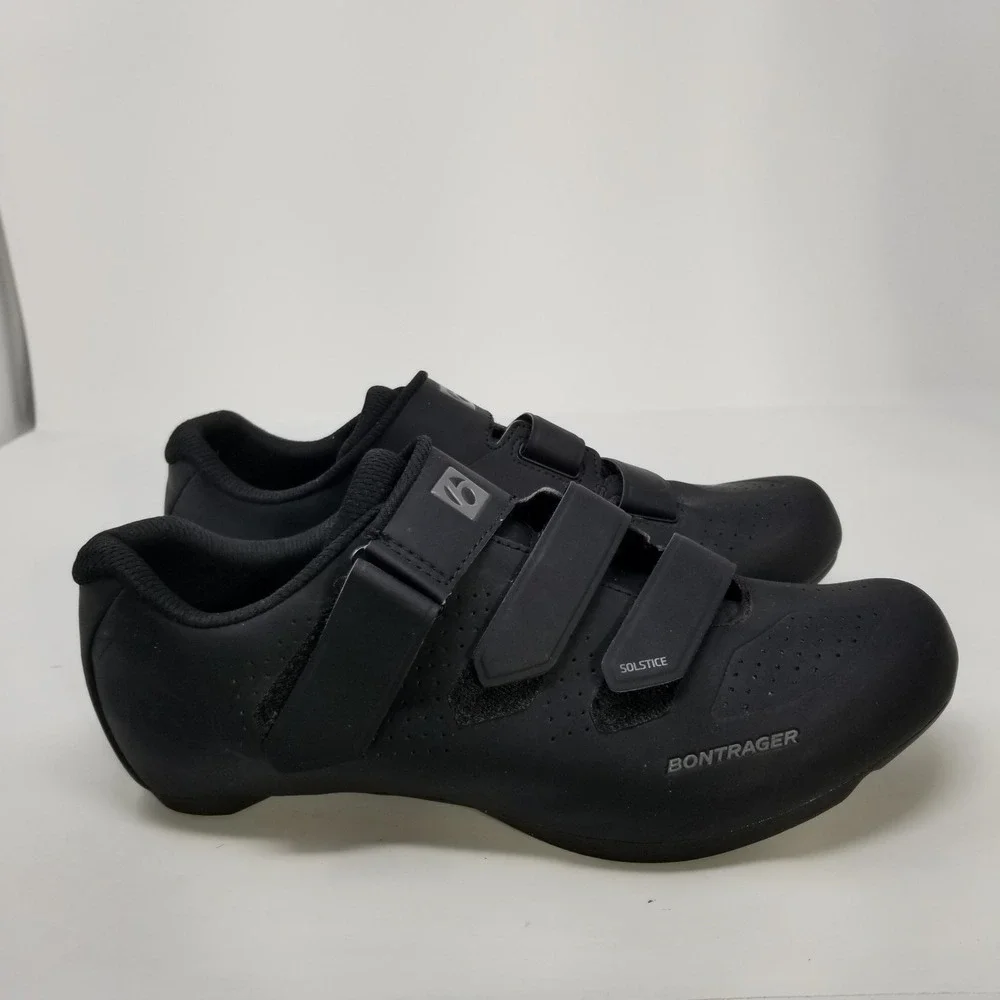 Bontrager Solstice Road Cycling Shoes Mens 12 EU 45 Black Easy-off - Picture 9 of 16